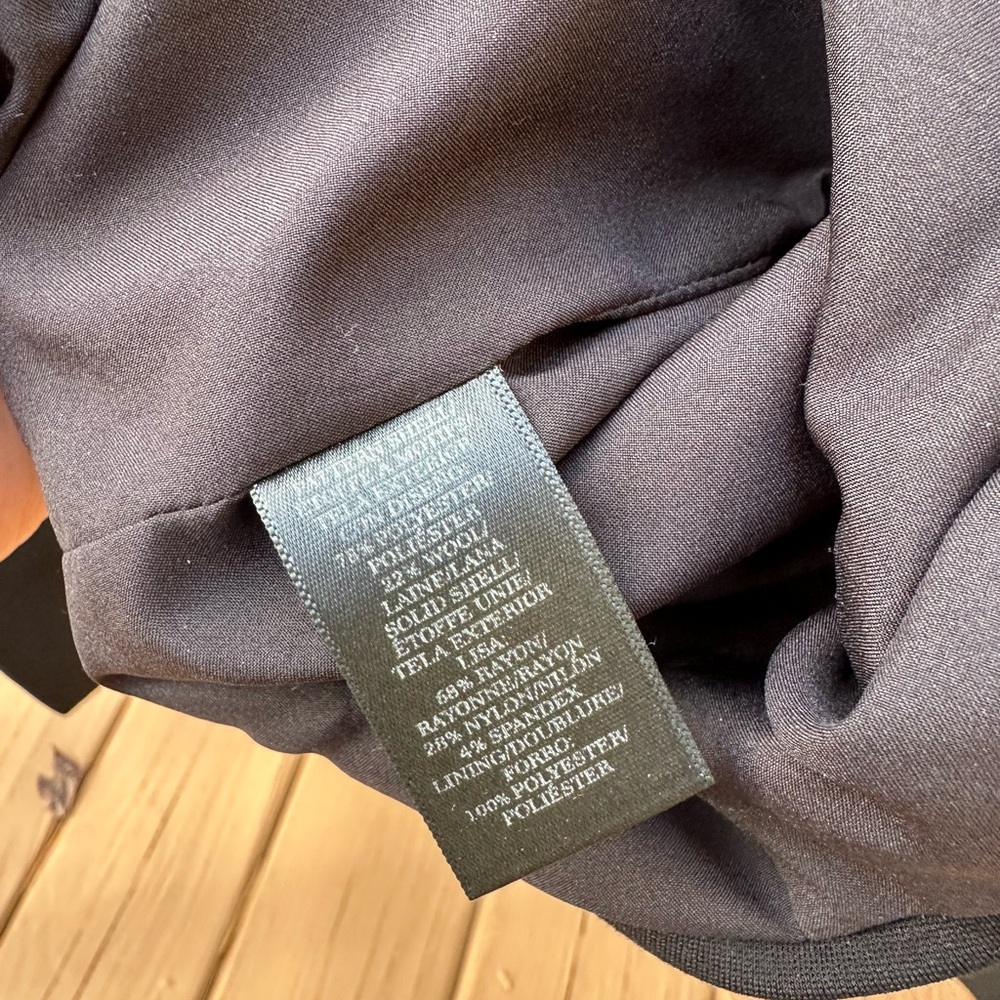 Ann Taylor Woven Moto Style Jacket - 16 Tall - Picture 9 of 12